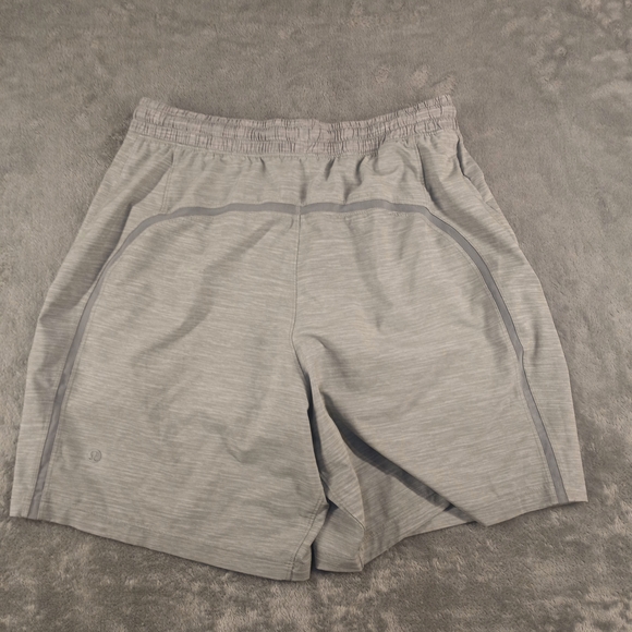 Lululemon Pace Breaker Athletic Shorts Mens Medium 9" Inseam Lined Heather Gray - Picture 4 of 15